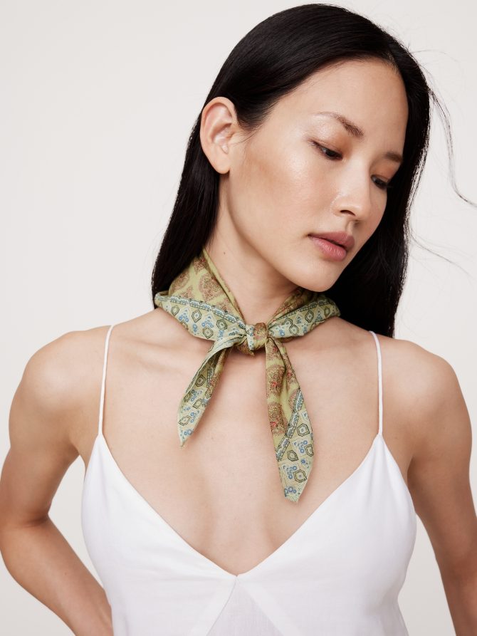 Printed Cotton Scarf by Vismaya - Image 3