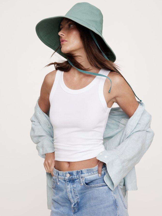 Livvy Canvas Sun Hat by Hat Attack - Image 2