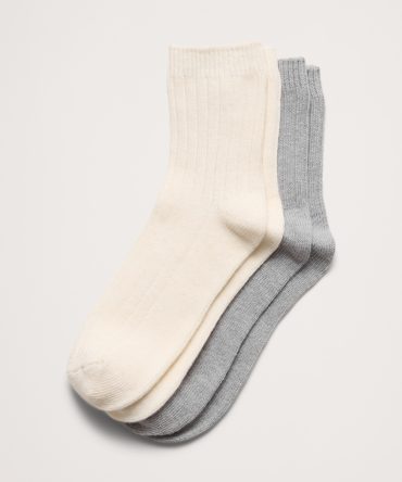 Cozy Sock with a Touch of Cashmere 2-Pack
