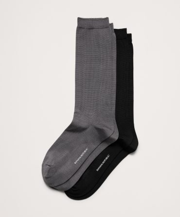 Silk-Blend Trouser Sock 2-Pack
