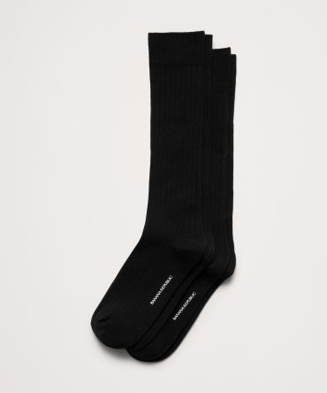 Ribbed Trouser Sock 2-Pack