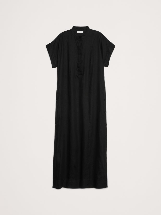 Linen Kaftan Maxi Dress - Image 8