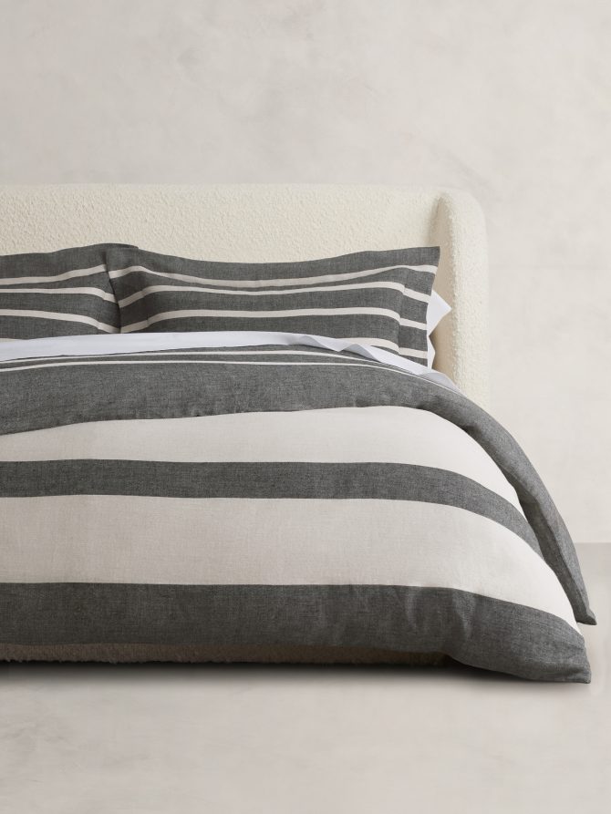 Bold Stripe Linen Duvet