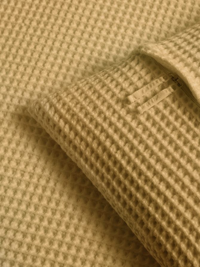 Cotton Waffle-Weave Duvet Cover - Image 3