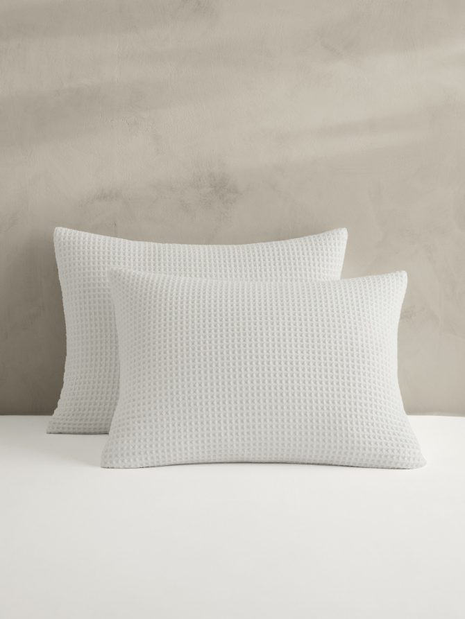 Cotton Waffle-Weave Shams - Image 4