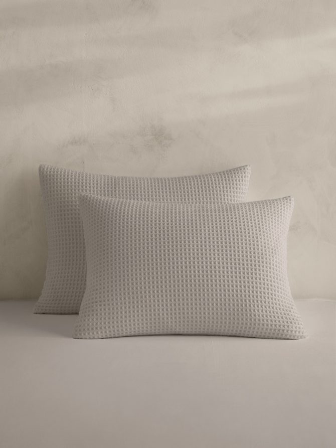 Cotton Waffle-Weave Shams - Image 8