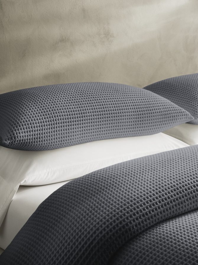 Cotton Waffle-Weave Duvet Cover - Image 5