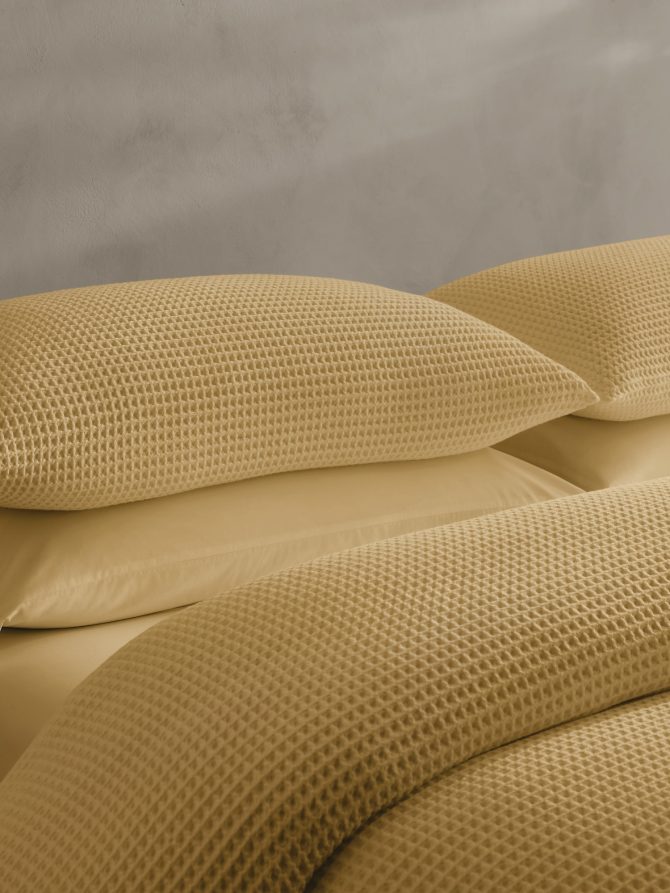 Cotton Waffle-Weave Duvet Cover - Image 8