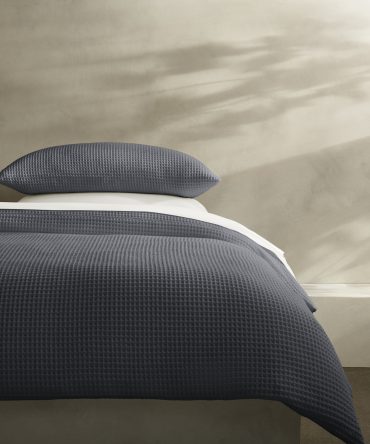 Cotton Waffle-Weave Duvet Cover