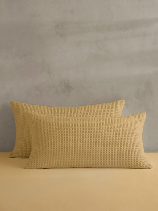Cotton Waffle-Weave Shams - Image 2