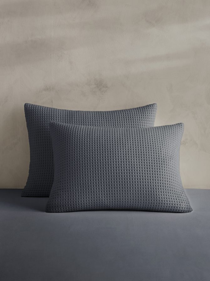 Cotton Waffle-Weave Shams - Image 4