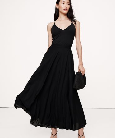 Cross-Back Jersey Maxi Dress