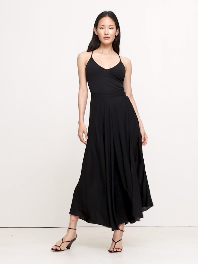 Cross-Back Jersey Maxi Dress - Image 2