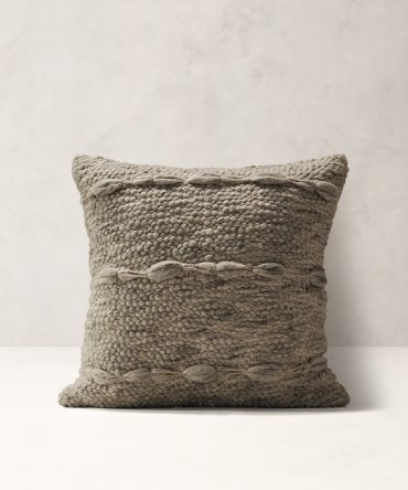 Hand-Carded Merino Pillow