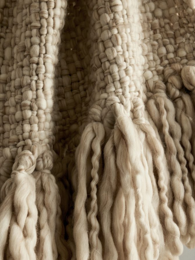 Hand-Carded Merino Throw Blanket - Image 6