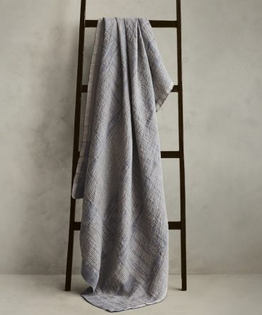 Linen Jacquard Throw