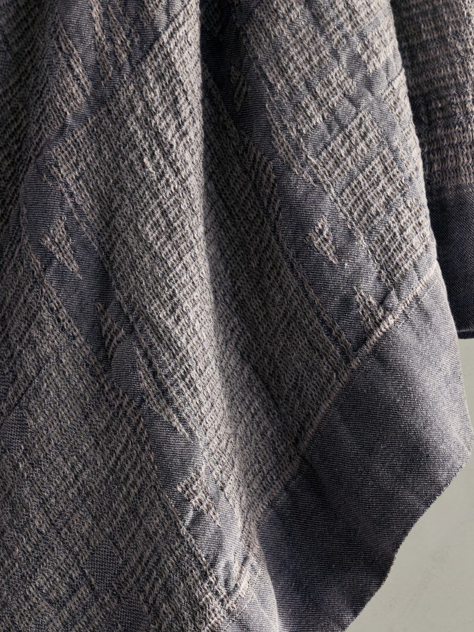 Linen Jacquard Throw - Image 2