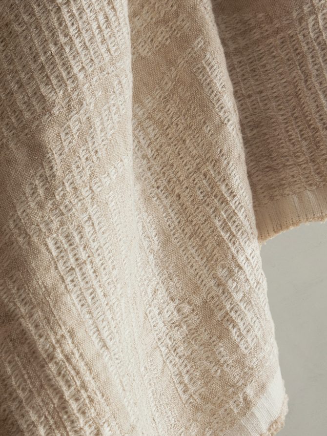 Linen Jacquard Throw - Image 7