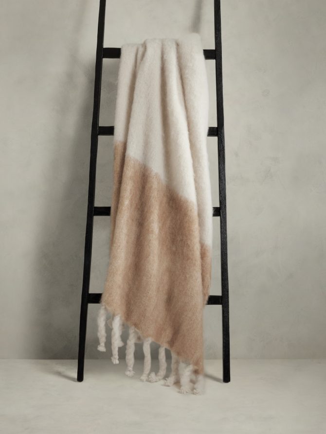Brushed Wool Throw