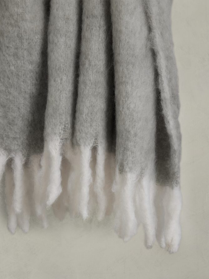 Leather Stitch Wool Throw - Image 2