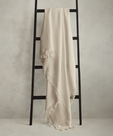 Cotton Gauze Reversible Throw