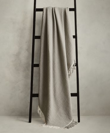 Cotton Gauze Reversible Throw