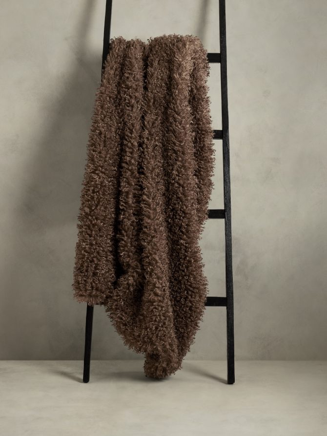 Shag Faux Fur Throw
