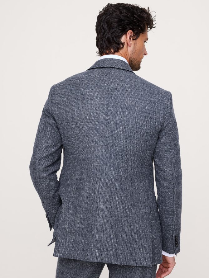 ITALIAN COTTON-WOOL TWEED SUIT JACKET - Image 2