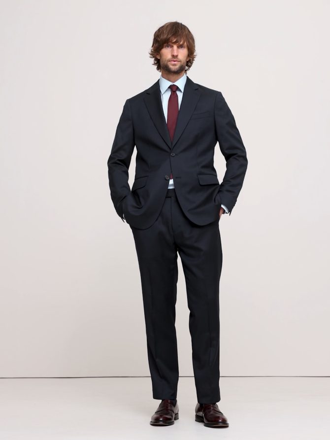Signature Italian Houndstooth Suit Jacket - Image 2