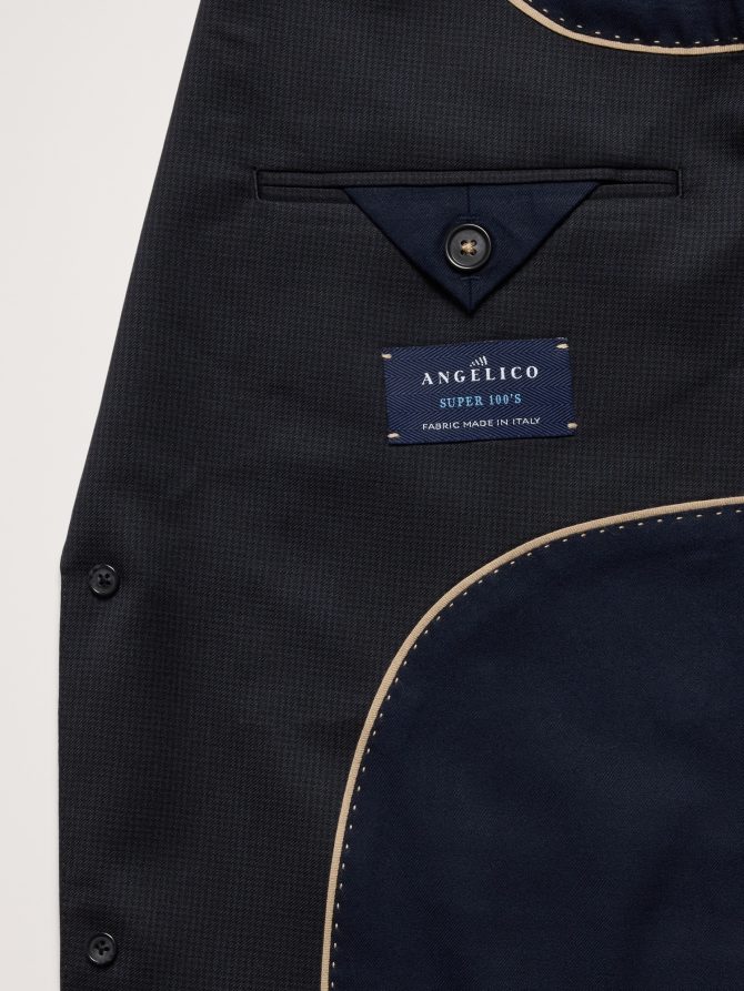 Signature Italian Houndstooth Suit Jacket - Image 7