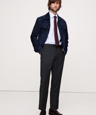 Signature Italian Houndstooth Suit Pant