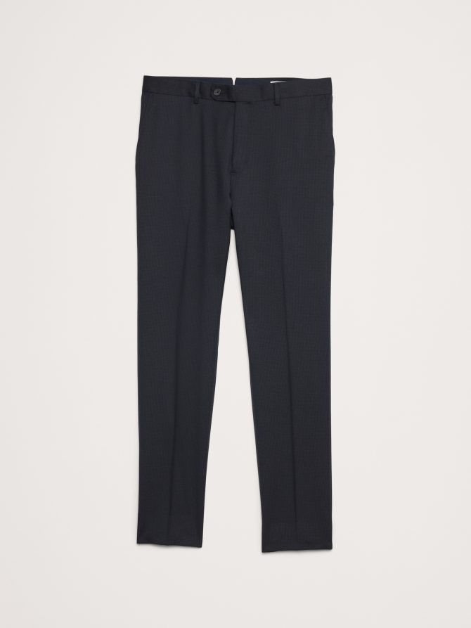Signature Italian Houndstooth Suit Pant - Image 5