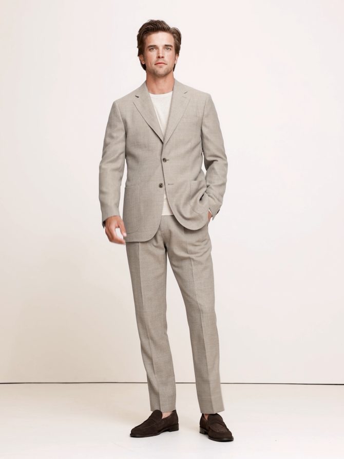 Italian Wool Ventile Suit Jacket - Image 2