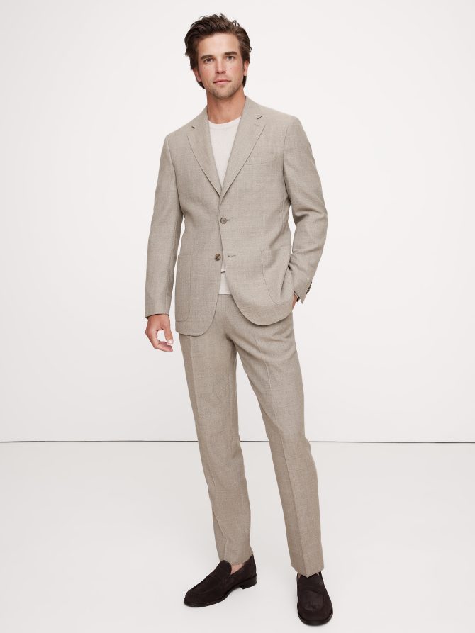 Italian Wool Ventile Suit Jacket - Image 6