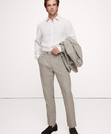 Italian Wool Ventile Suit Pant