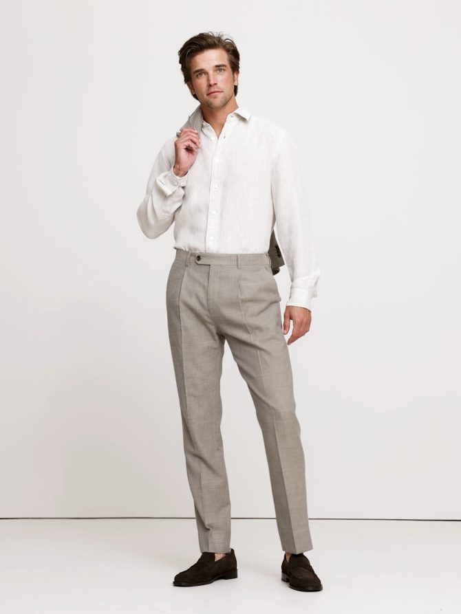 Italian Wool Ventile Suit Pant - Image 2
