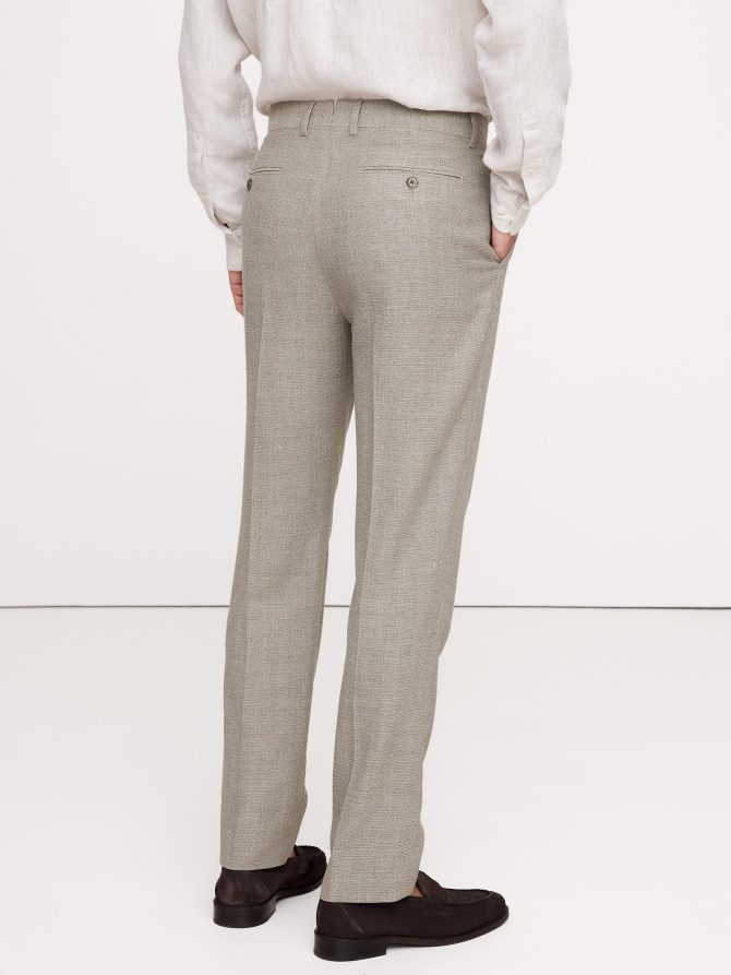 Italian Wool Ventile Suit Pant - Image 3
