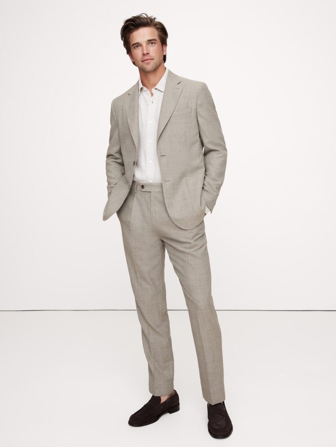 Italian Wool Ventile Suit Pant - Image 6