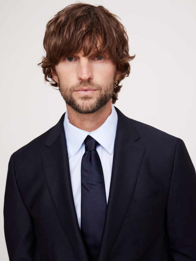 Signature Italian Hopsack Suit Jacket - Image 4