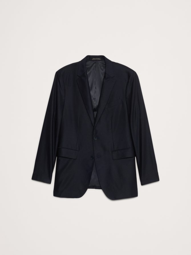 Signature Italian Hopsack Suit Jacket - Image 5