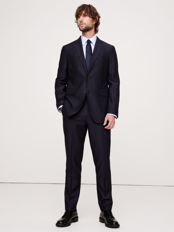 Signature Italian Hopsack Suit Jacket - Image 6