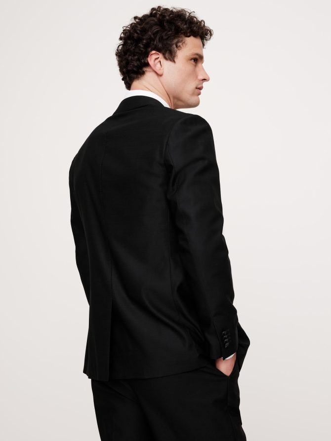 Signature Italian Hopsack Suit Jacket - Image 8