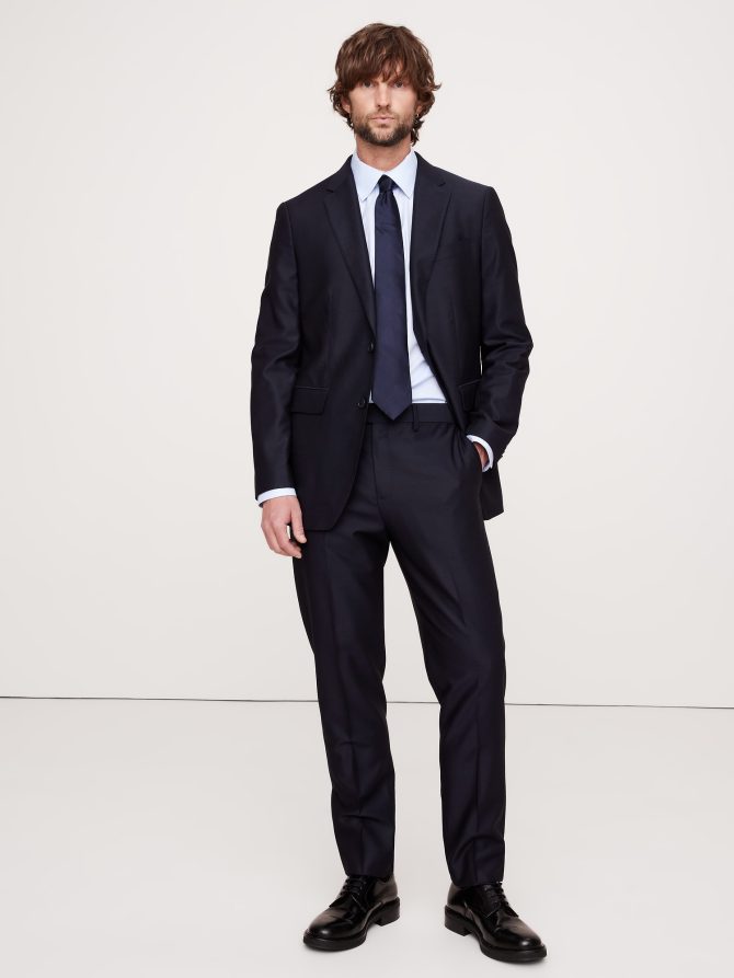 Signature Italian Hopsack Suit Pant - Image 6