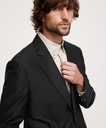 Signature Italian Hopsack Suit Jacket