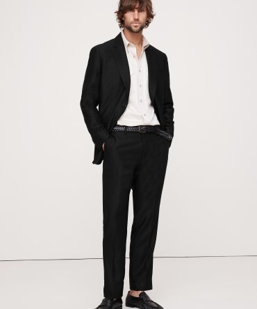 Signature Italian Hopsack Suit Pant