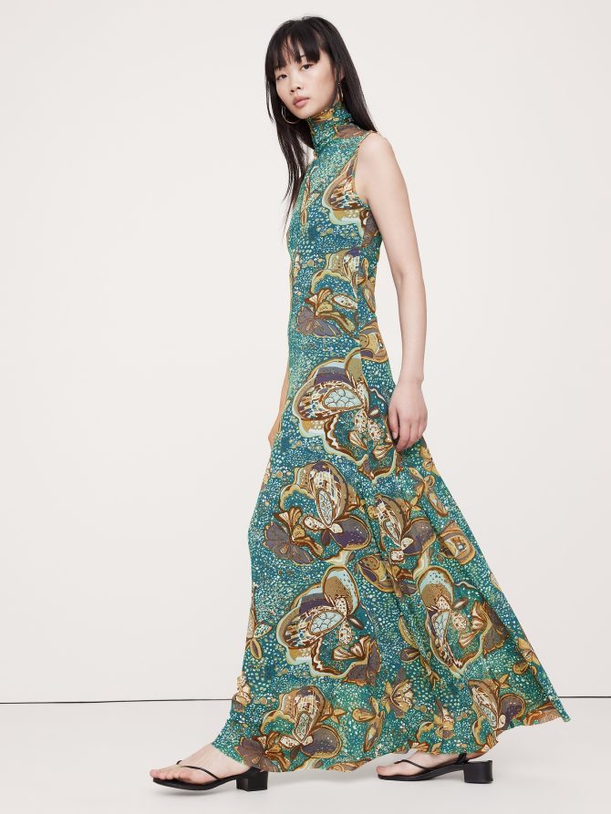 Mesh Maxi Dress - Image 3