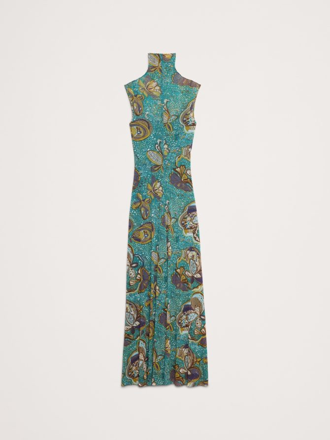 Mesh Maxi Dress - Image 4