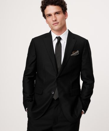 Signature Italian Hopsack Suit Jacket