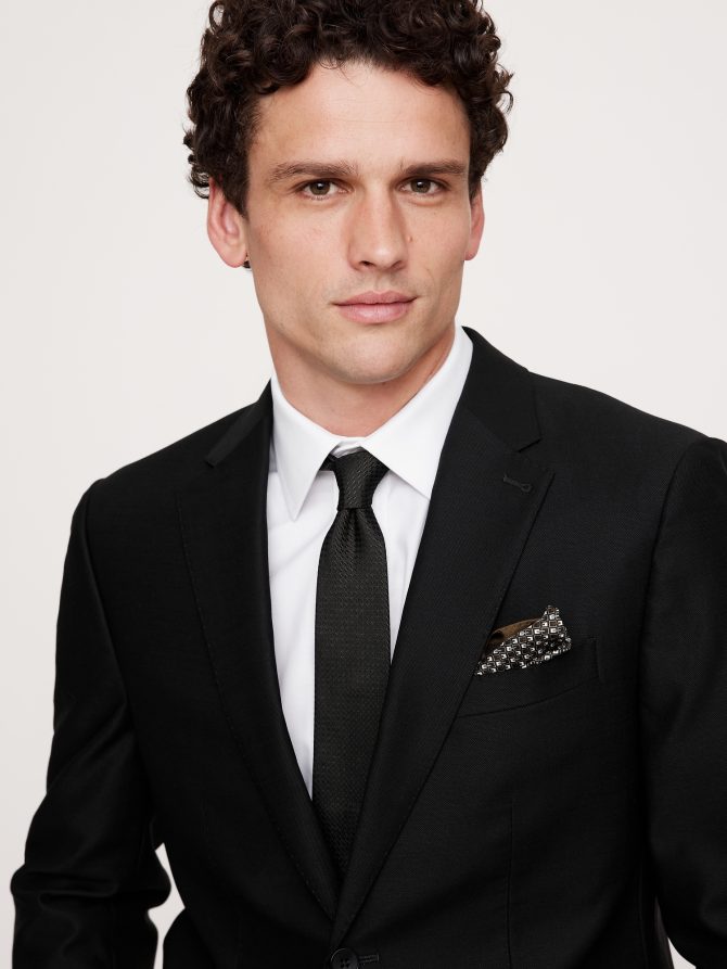 Signature Italian Hopsack Suit Jacket - Image 4