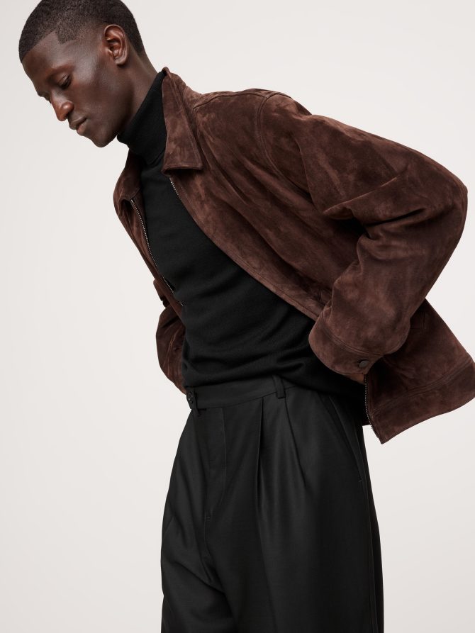 Signature Italian Hopsack Wide-Leg Pant - Image 4